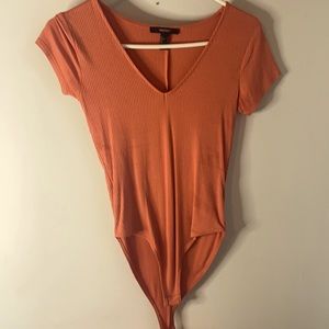 Forever 21 pale orange bodysuit